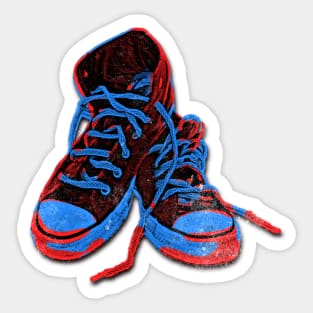 Pop Art Sneakers Sticker